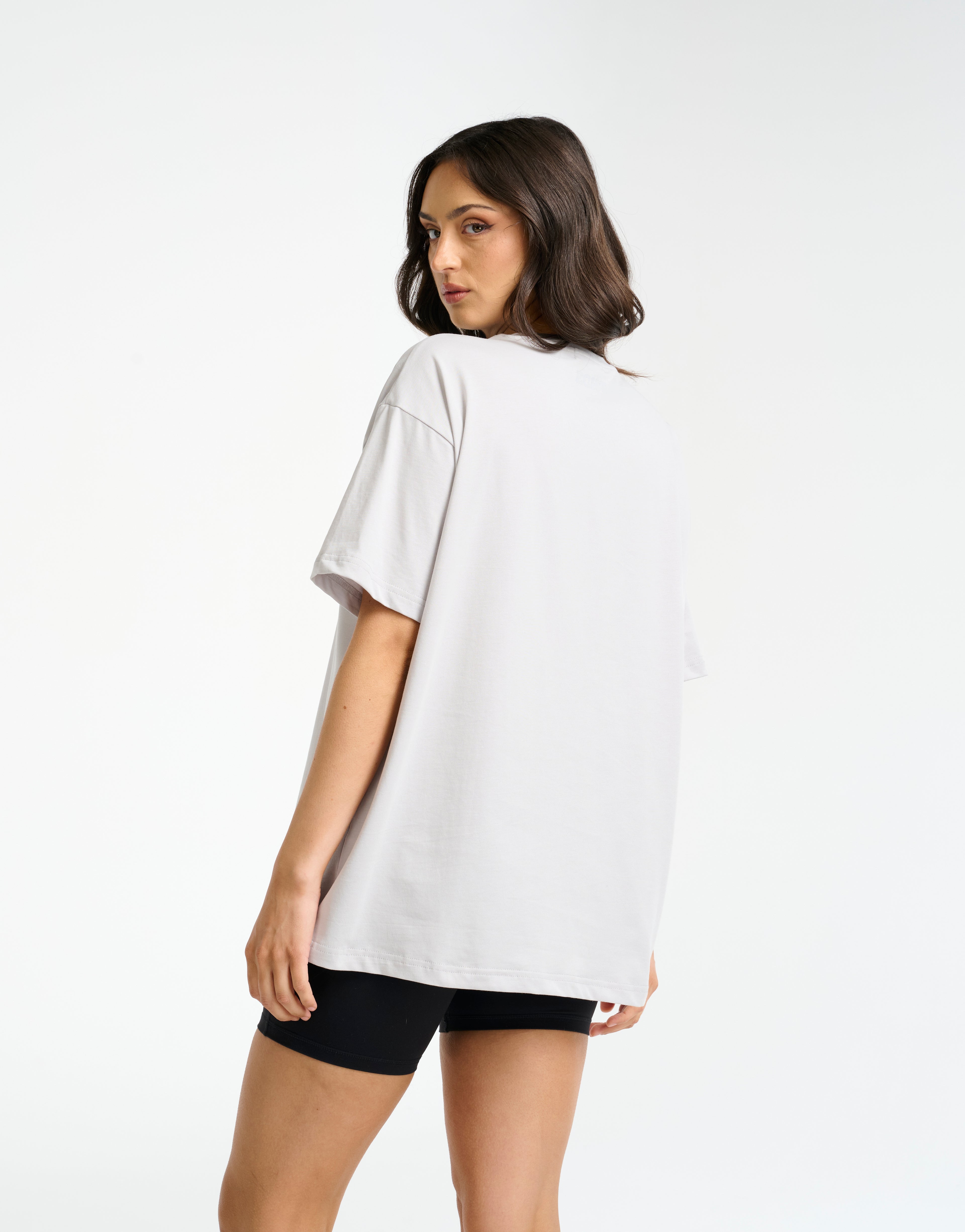 Bubble Oversize Tee - Micro Grey
