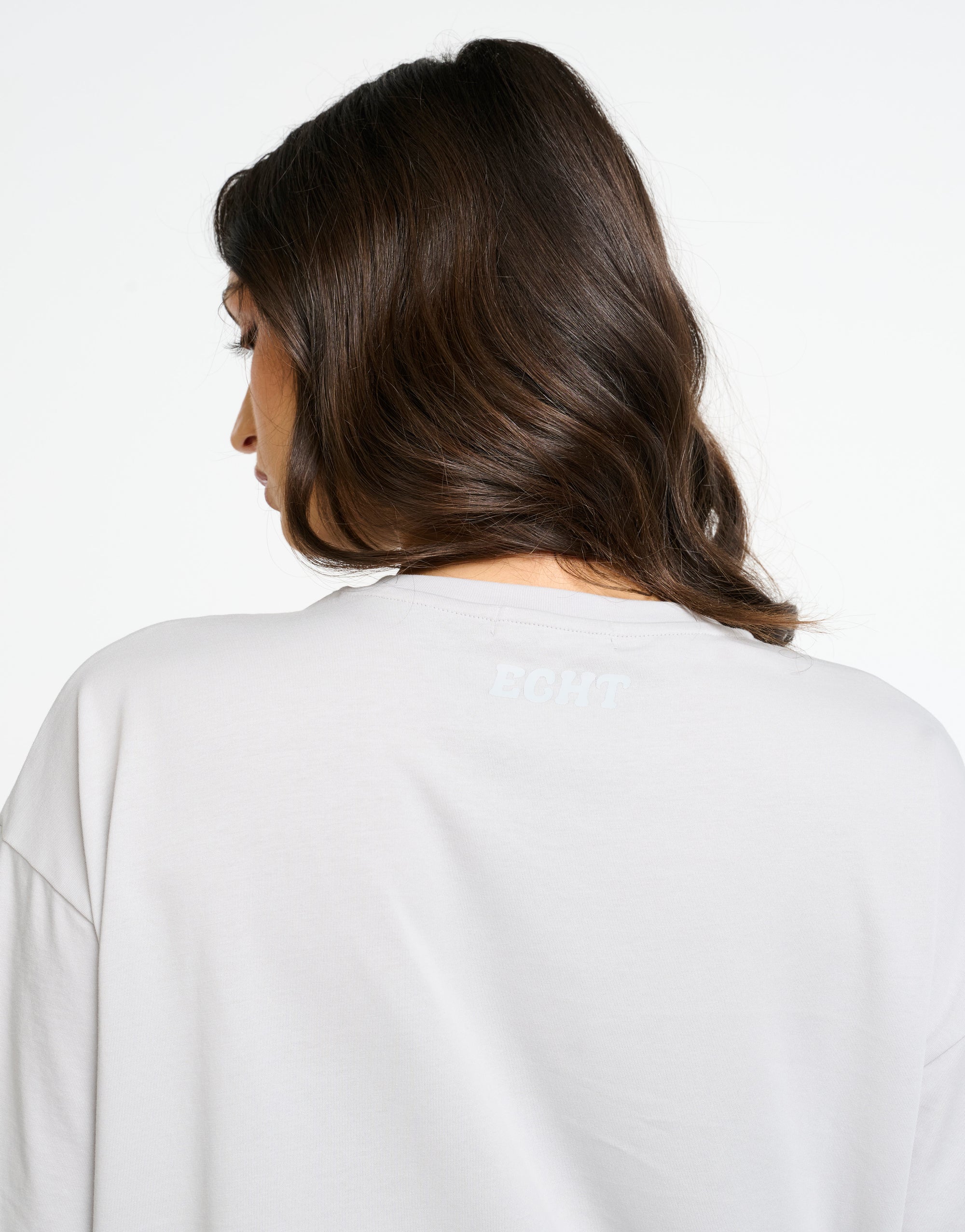 Bubble Oversize Tee - Micro Grey