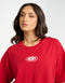 Classic Oversize Tee - Red