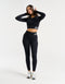 Arise Comfort Cropped Long Sleeve - Black