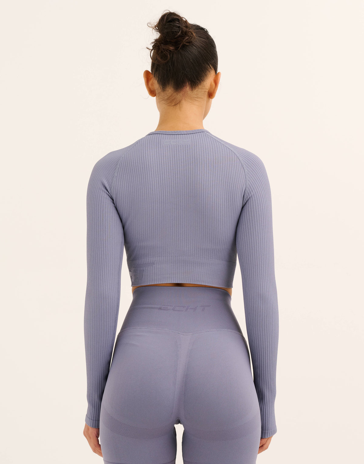 Arise Comfort Cropped Long Sleeve V2 - Washed Blue