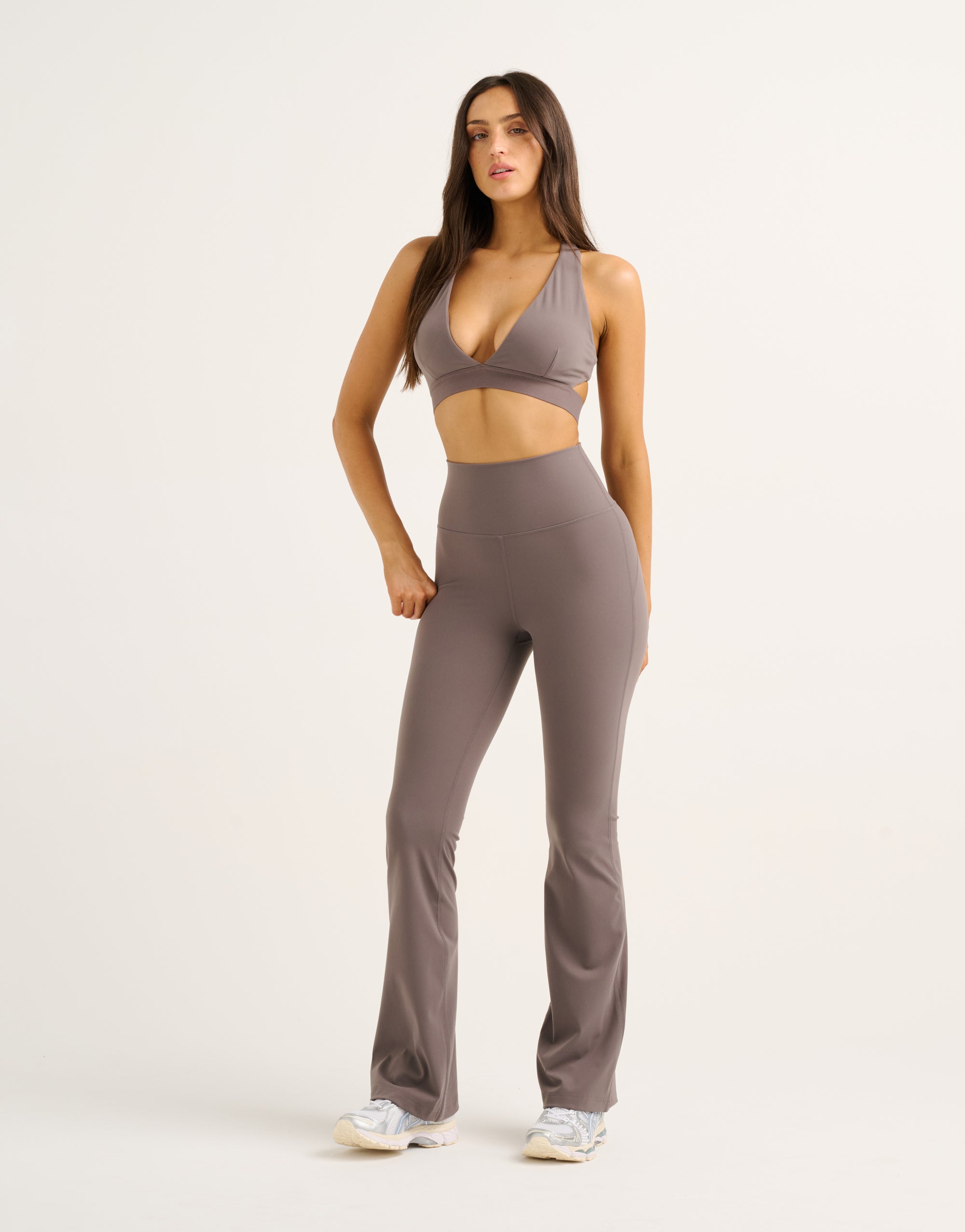 Flare Leggings - Slate Grey