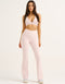 Flare Lycra Pocket Leggings - Mauve