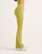 Flare Lycra Pocket Leggings - Olive