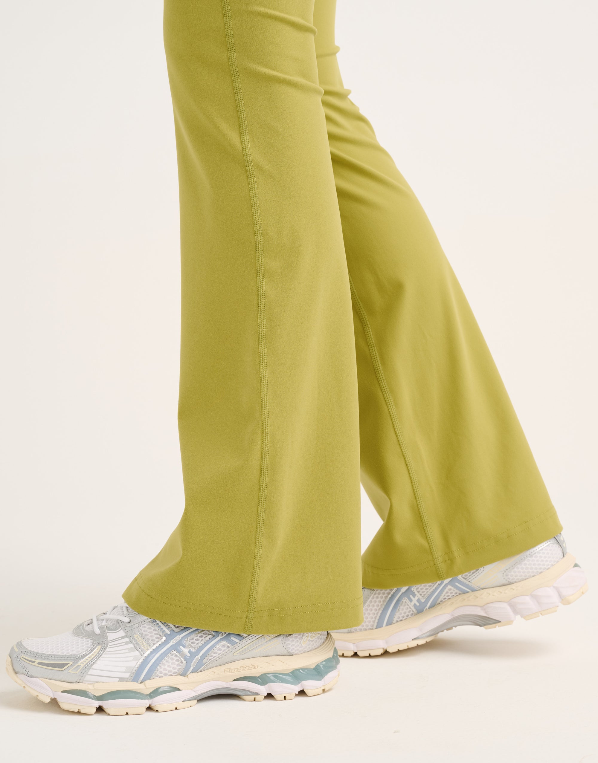 Flare Lycra Pocket Leggings - Olive