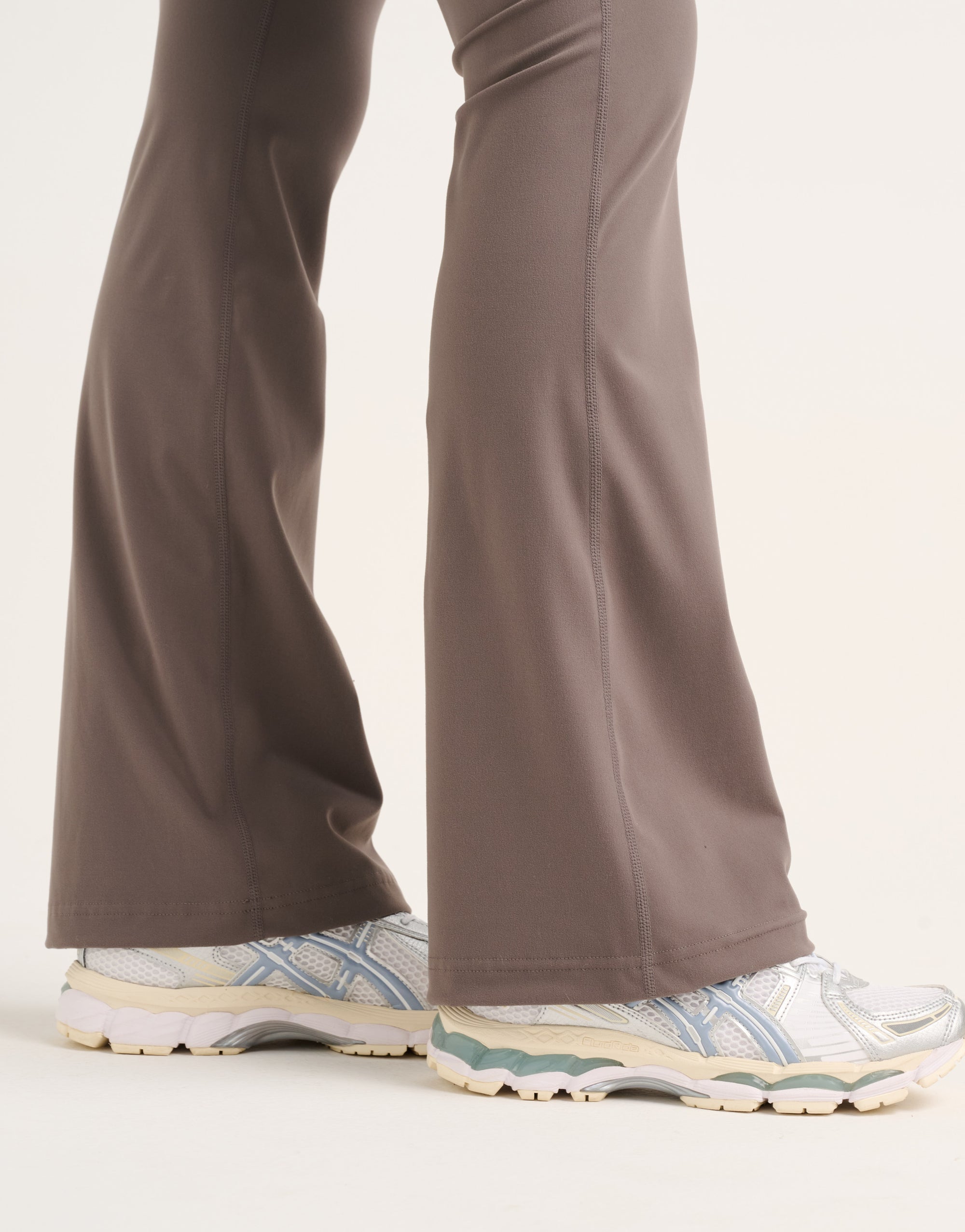 Flare Lycra Pocket Leggings - Slate Grey