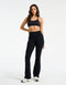 Sculpt Flare Lycra Pocket Leggings - Black