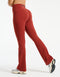 Sculpt Flare Lycra Pocket Leggings - Brown