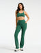Sculpt Flare Lycra Pocket Leggings - Green