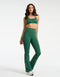 Sculpt Flare Lycra Pocket Leggings - Green