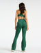 Sculpt Flare Lycra Pocket Leggings - Green