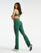 Sculpt Flare Lycra Pocket Leggings - Green