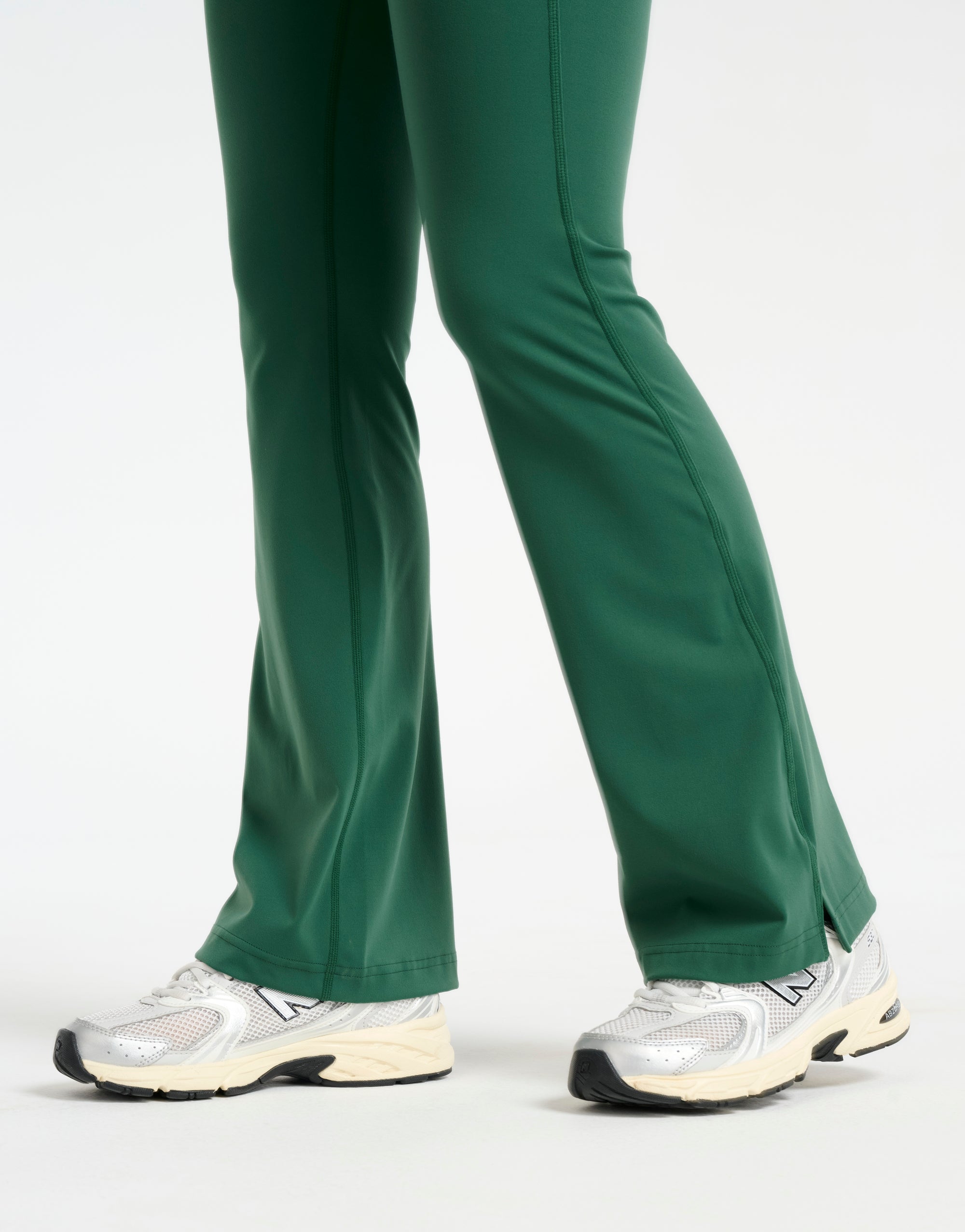Sculpt Flare Lycra Pocket Leggings - Green