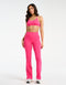 Sculpt Flare Lycra Pocket Leggings - Pink
