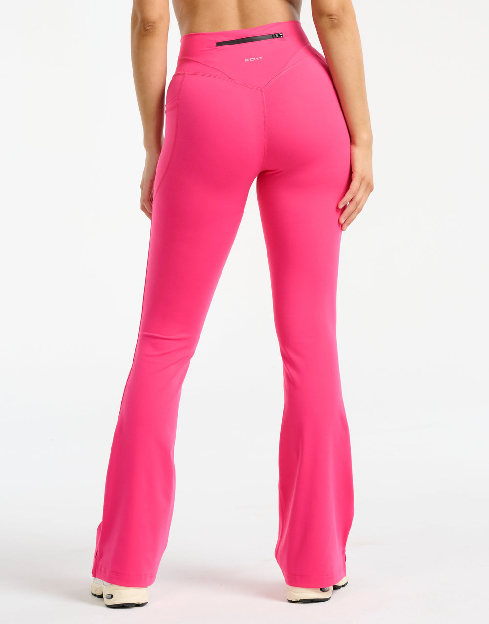 Sculpt Flare Lycra Pocket Leggings - Pink