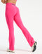 Sculpt Flare Lycra Pocket Leggings - Pink