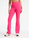 Sculpt Flare Lycra Pocket Leggings - Pink