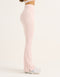 Flare Ribbed Leggings V2 - Mauve
