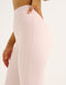 Flare Ribbed Leggings V2 - Mauve