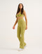 Flare Ribbed Leggings V2 - Olive