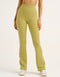 Flare Ribbed Leggings V2 - Olive