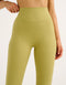 Flare Ribbed Leggings V2 - Olive