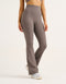 Flare Ribbed Leggings V2 - Slate Grey
