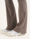 Flare Ribbed Leggings V2 - Slate Grey