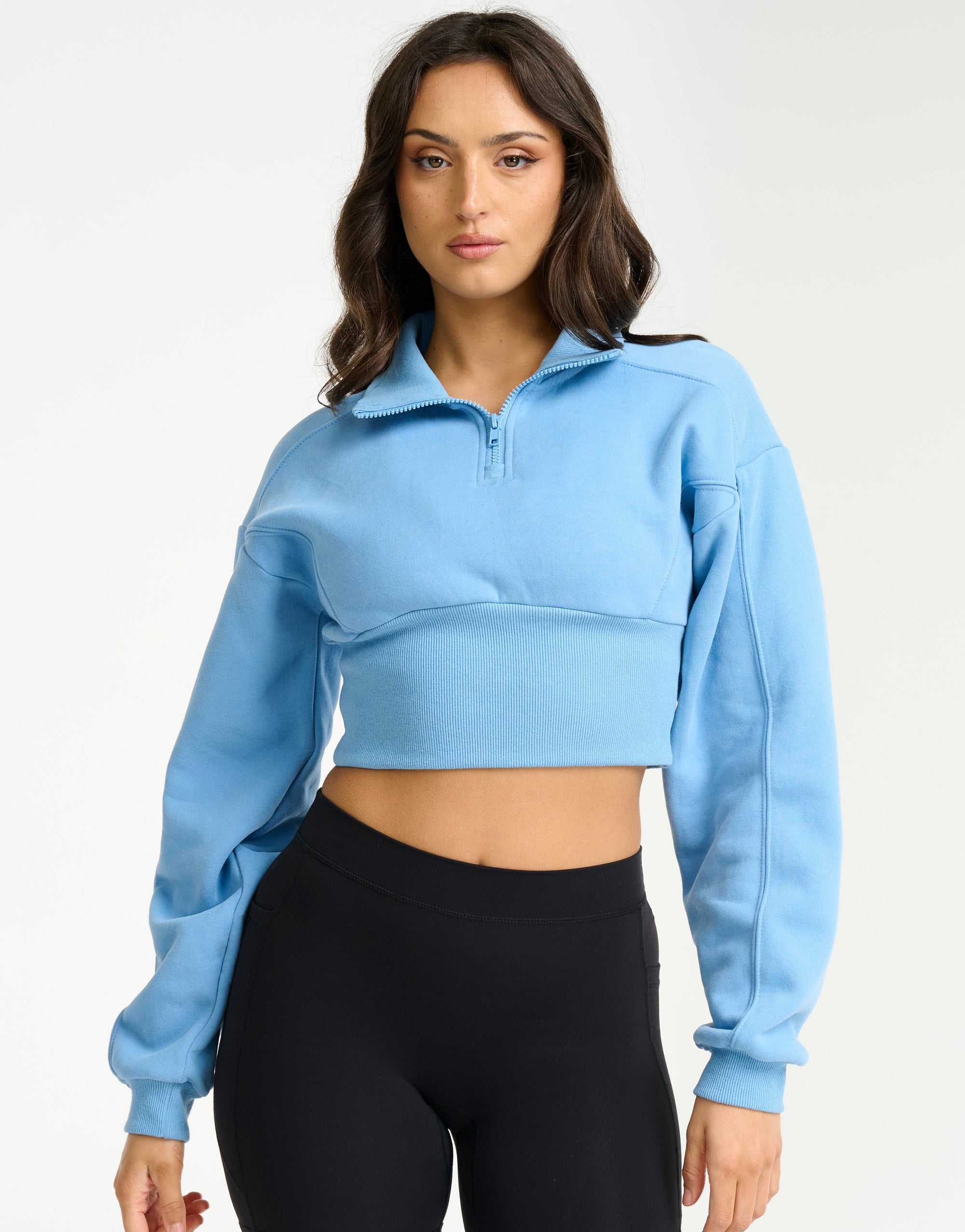 Futura Crop Jacket - Blissful Blue