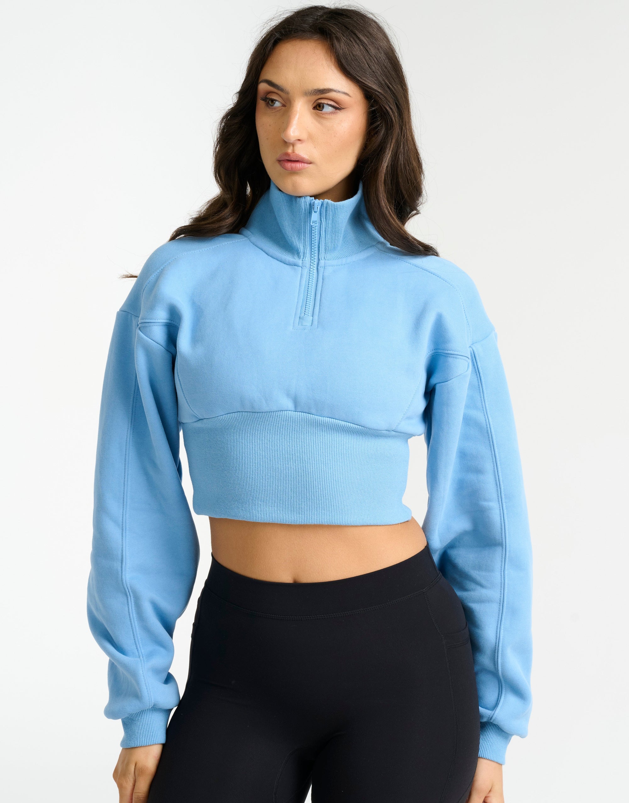 Futura Crop Jacket - Blissful Blue