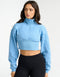 Futura Crop Jacket - Blissful Blue