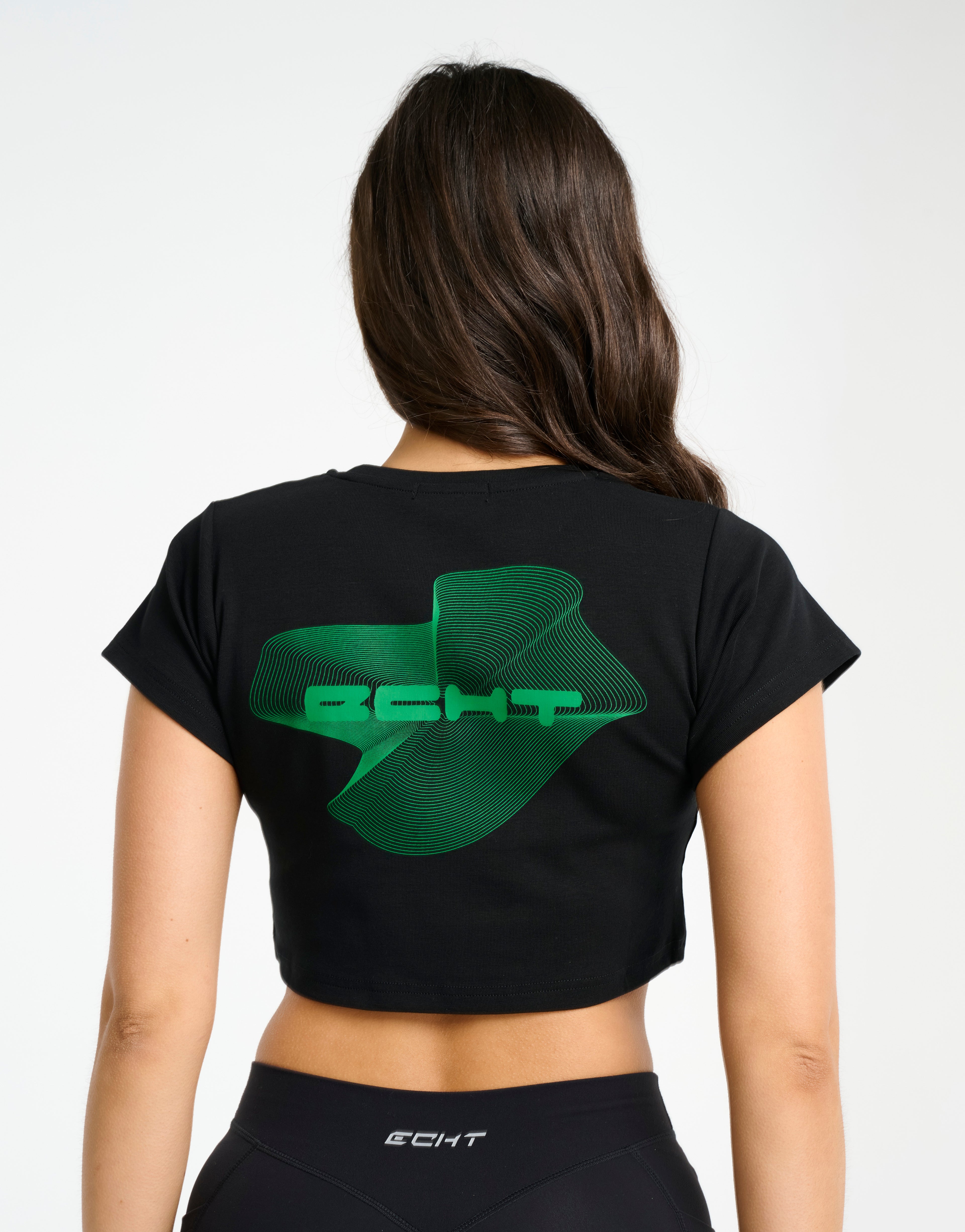 Futura Cropped Tee - Black