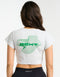 Futura Cropped Tee - Micro Grey
