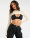 Echt Ribbed High Cut Long Sleeve - Taupe