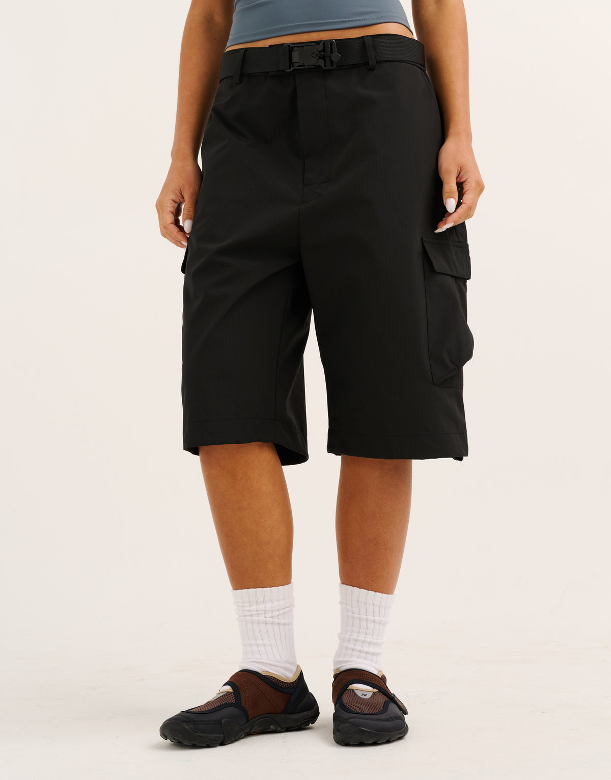 Nova Trek™ Cargo Shorts (Unisex) - Phantom Black