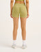 Echt Force Scrunch Mid-Waist Shorts - Olive