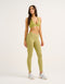 Force Scrunch Mid-Waist Leggings - Olive