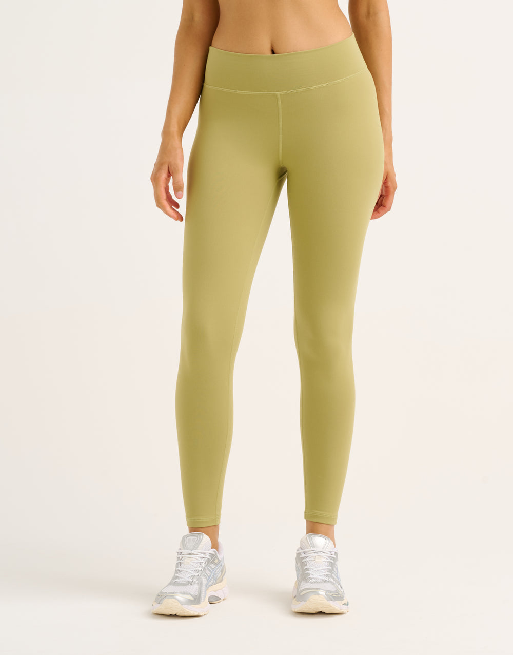 Force Scrunch Mid-Waist Leggings - Olive