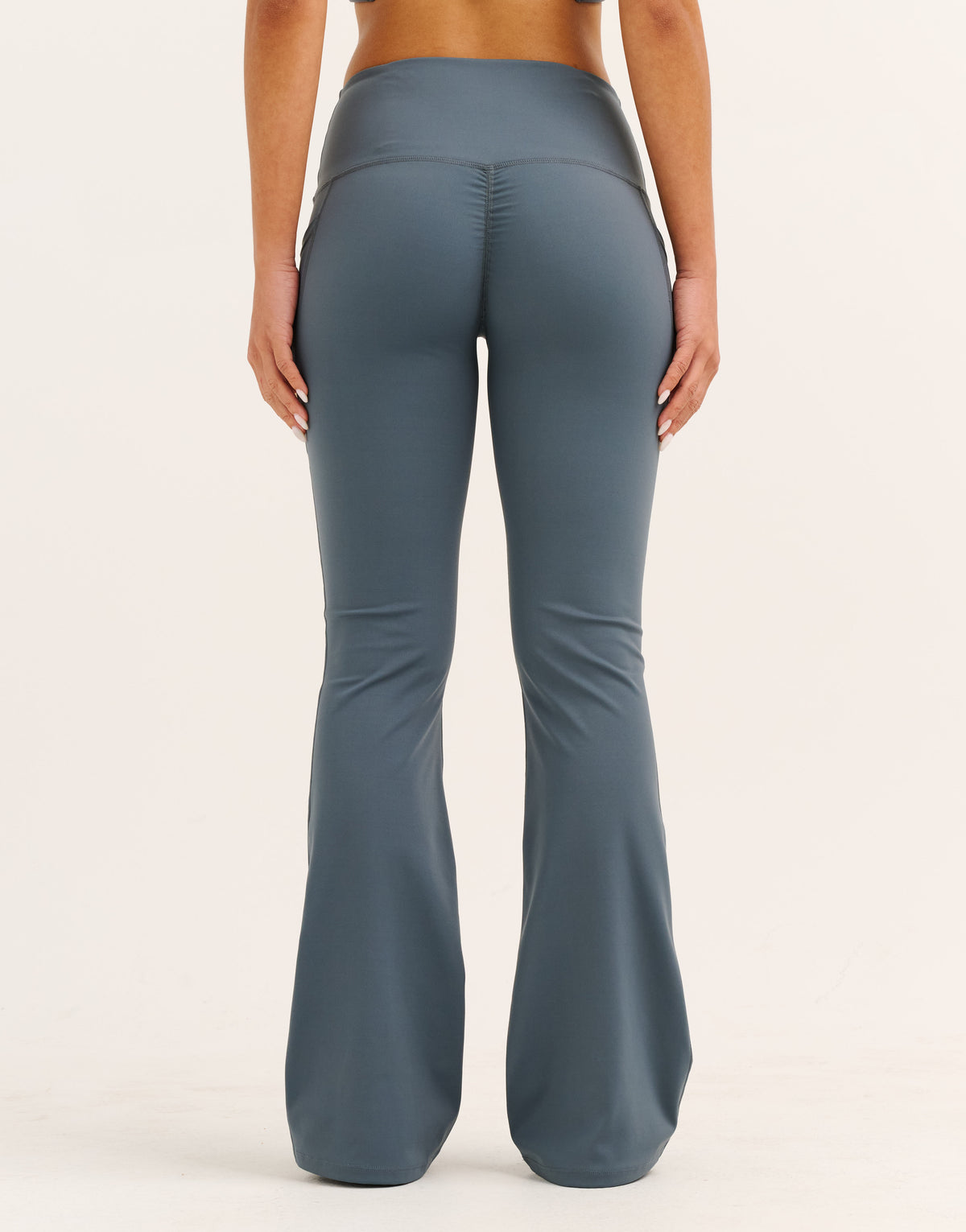 Nova Lycra® Flare Leggings - Storm Grey