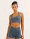 Nova Lycra® Pocket Racer Bra - Storm Grey