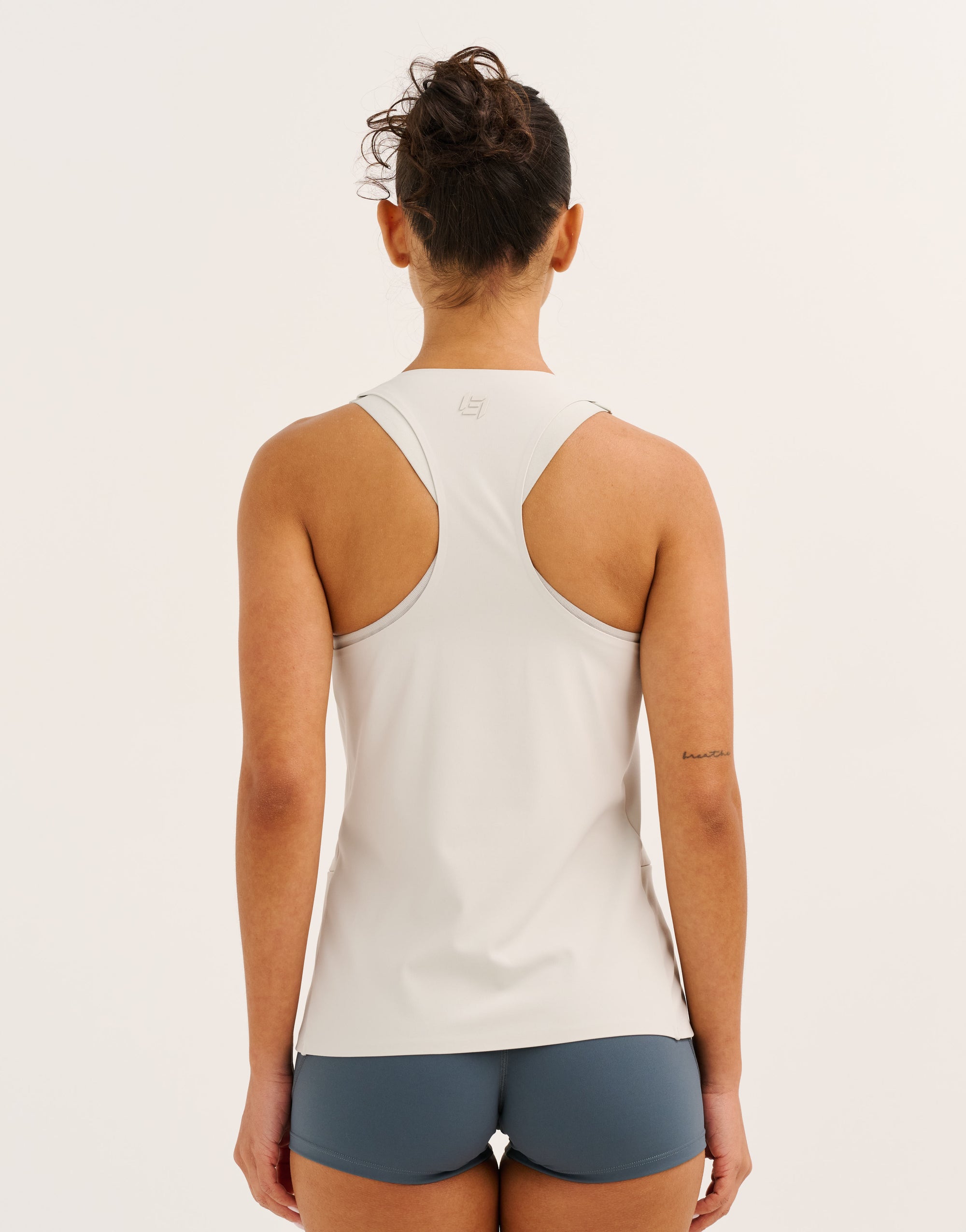 Nova Lycra® Pocket Racer Tank - Glacier