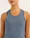 Nova Lycra® Pocket Racer Tank - Storm Grey