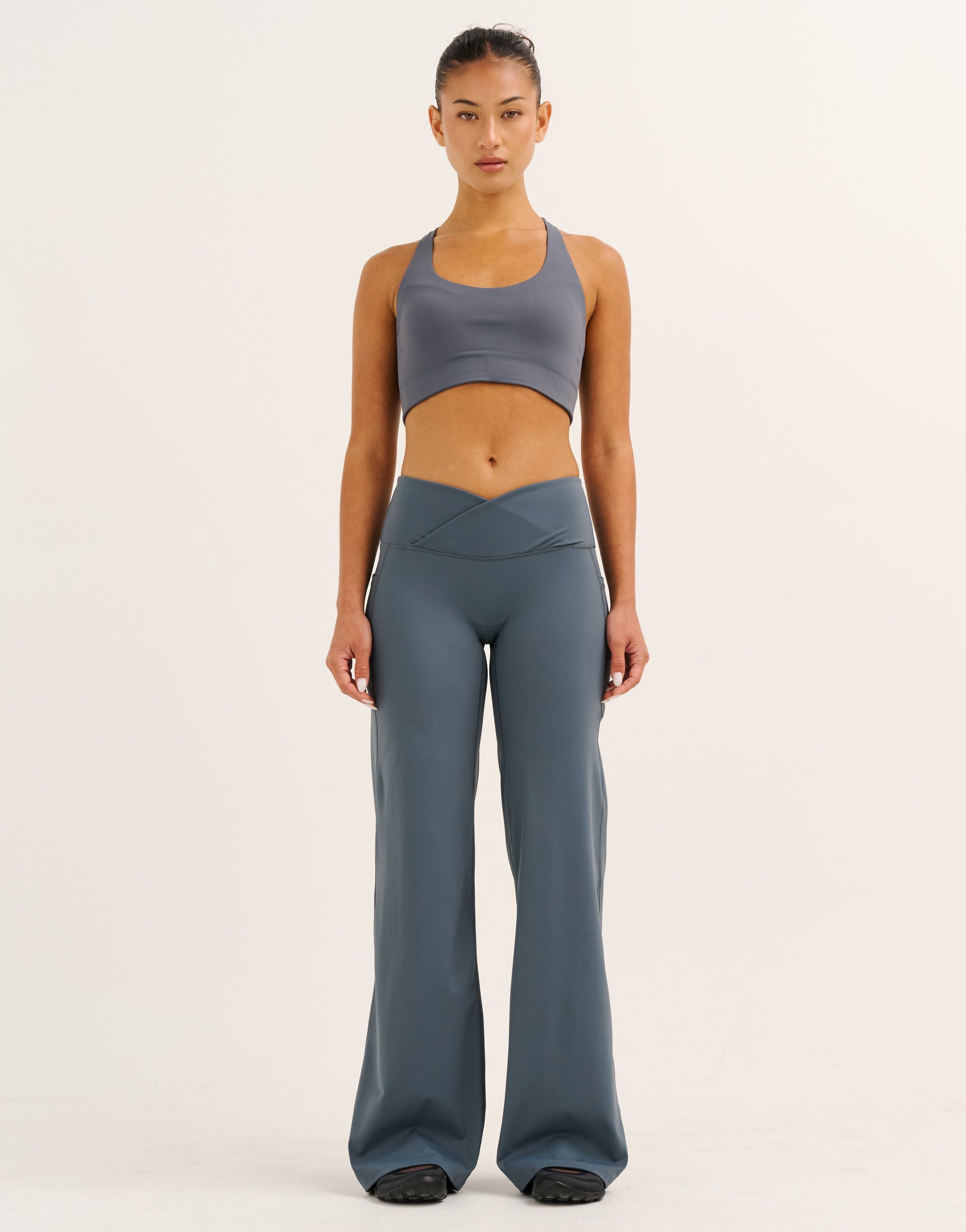 Nova Lycra® Wide Leg Pant - Storm Grey