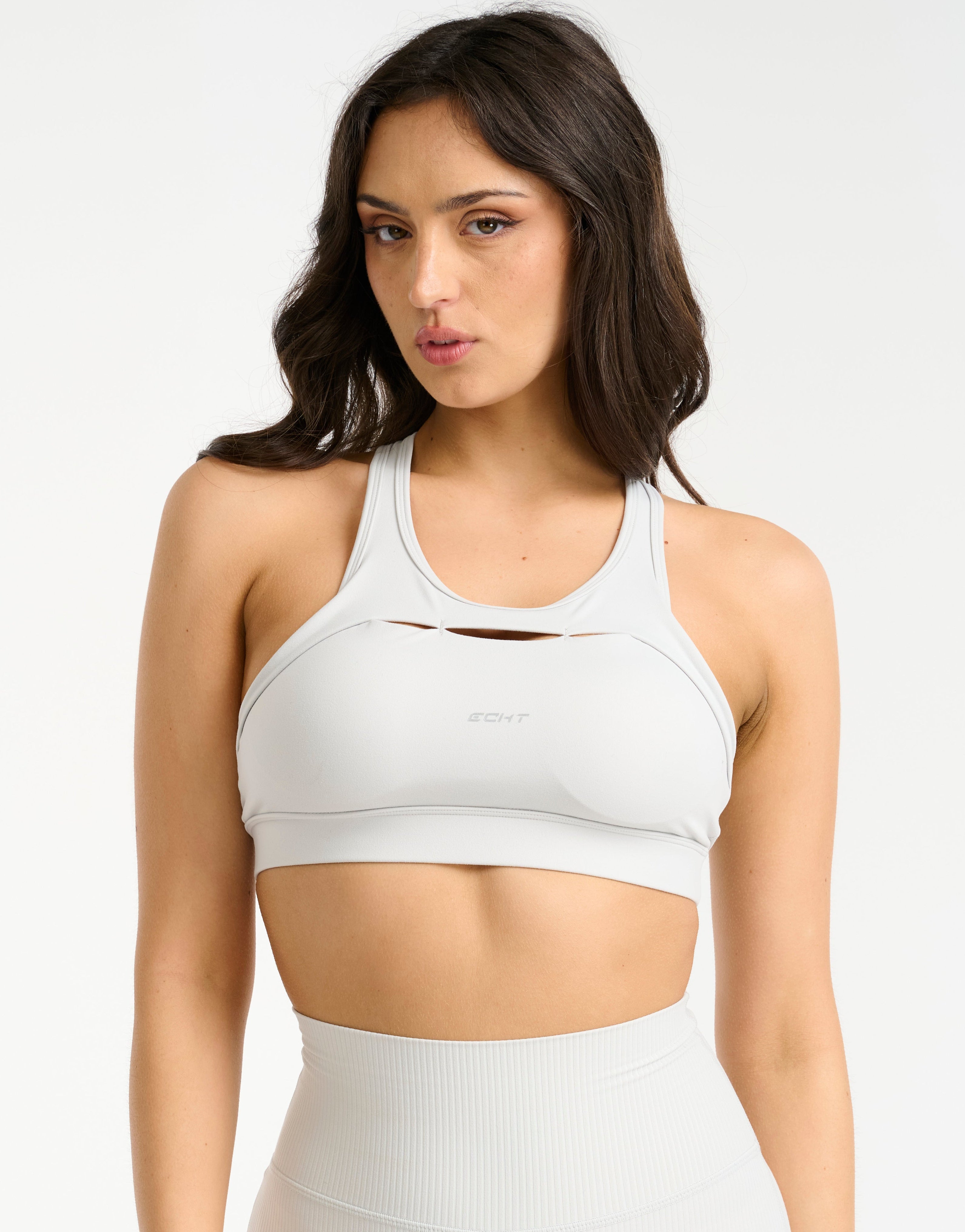 Range Sports Bra - Micro Grey