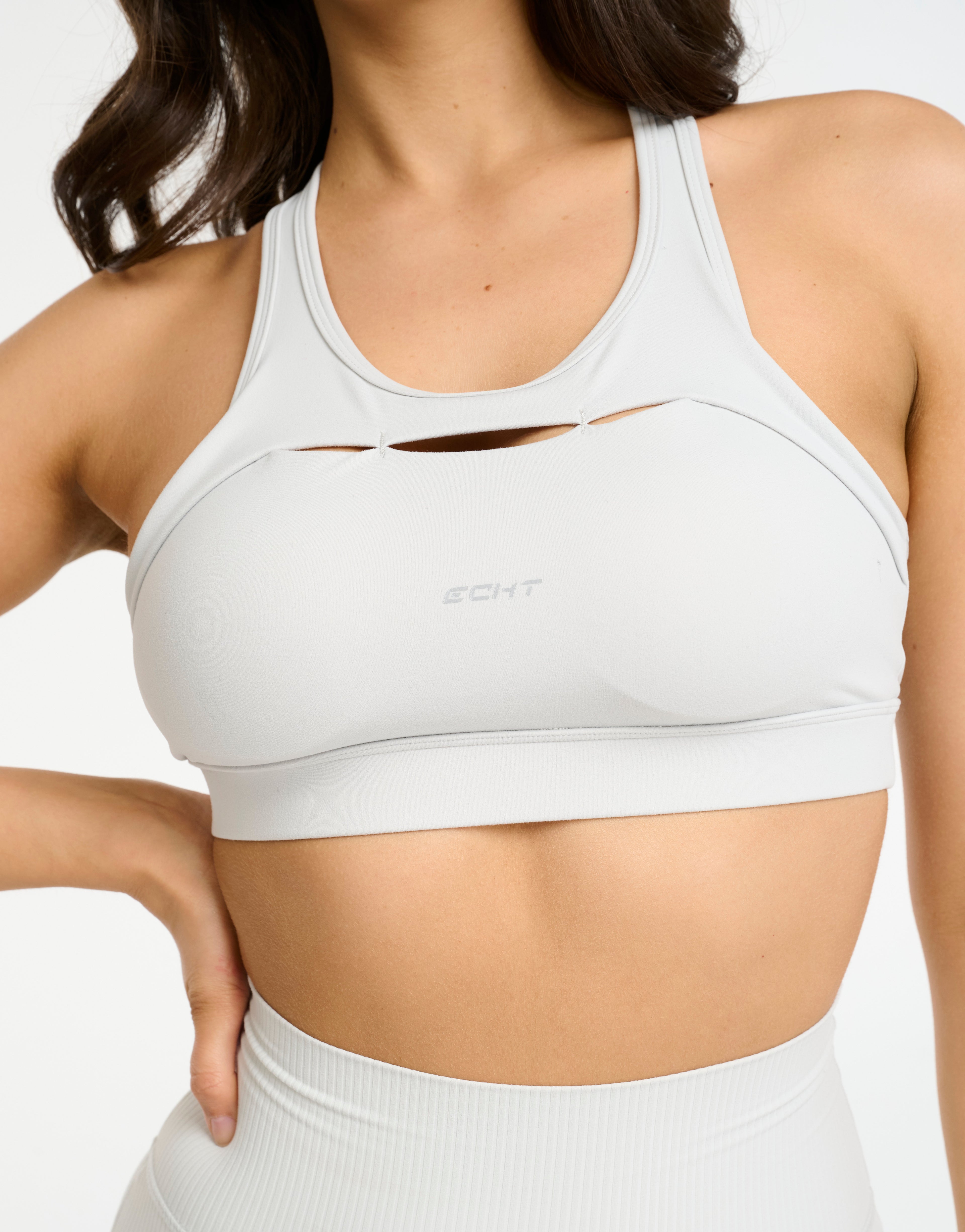 Range Sports Bra - Micro Grey