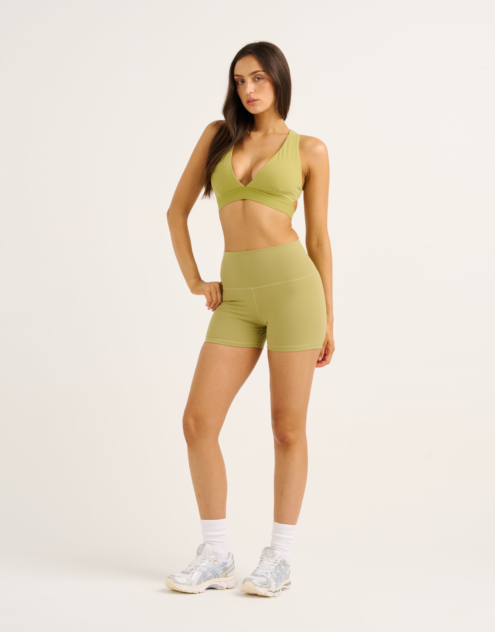 Echt Force Scrunch Shorts - Olive