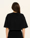 Terry Crop Tee - Black