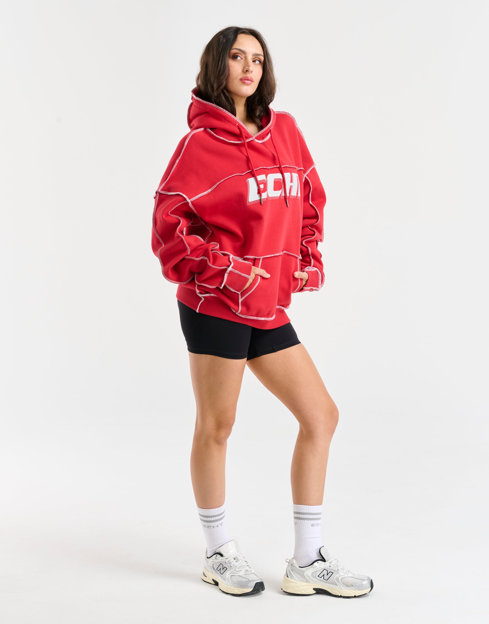 Track Hoodie - Red