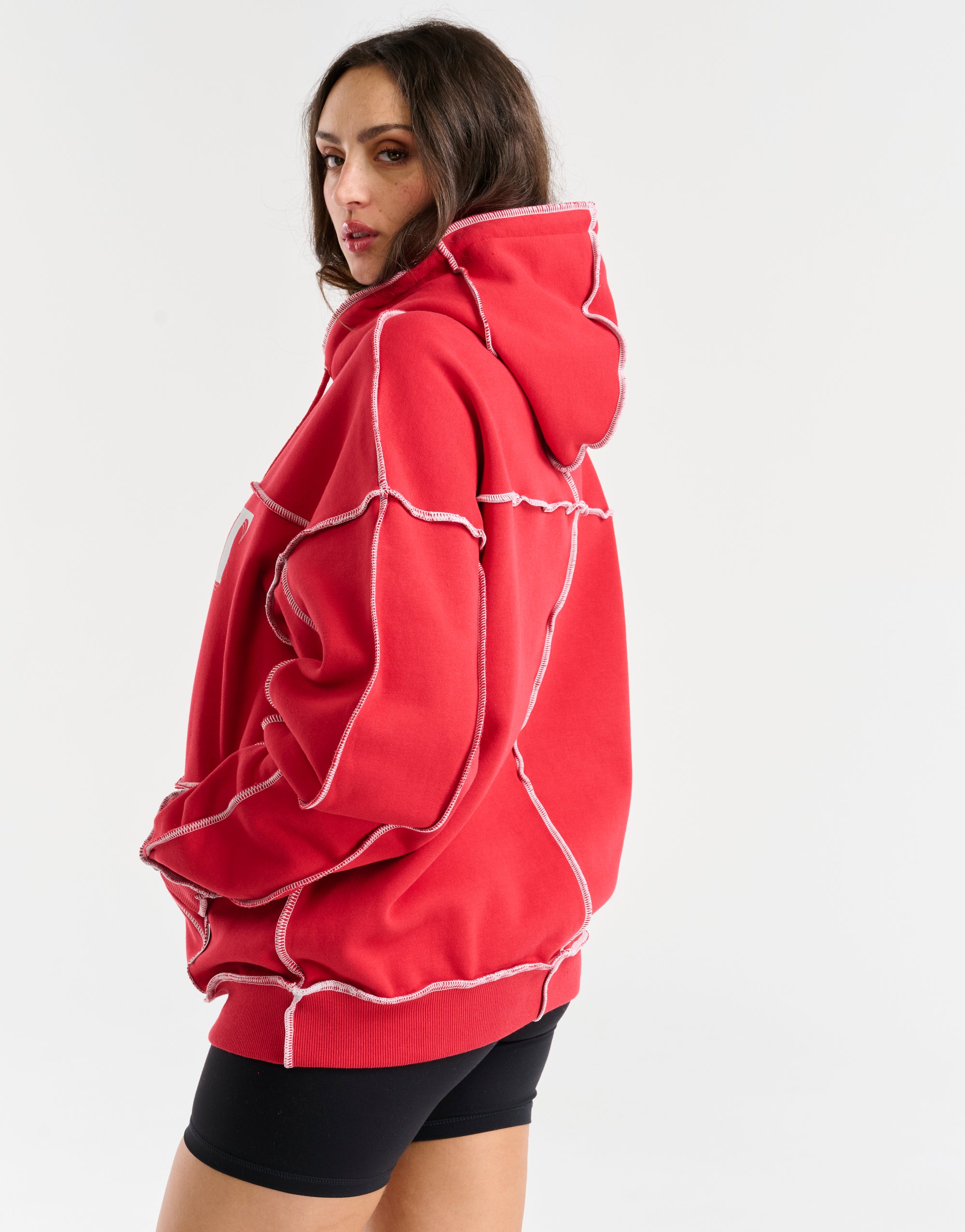 Track Hoodie - Red