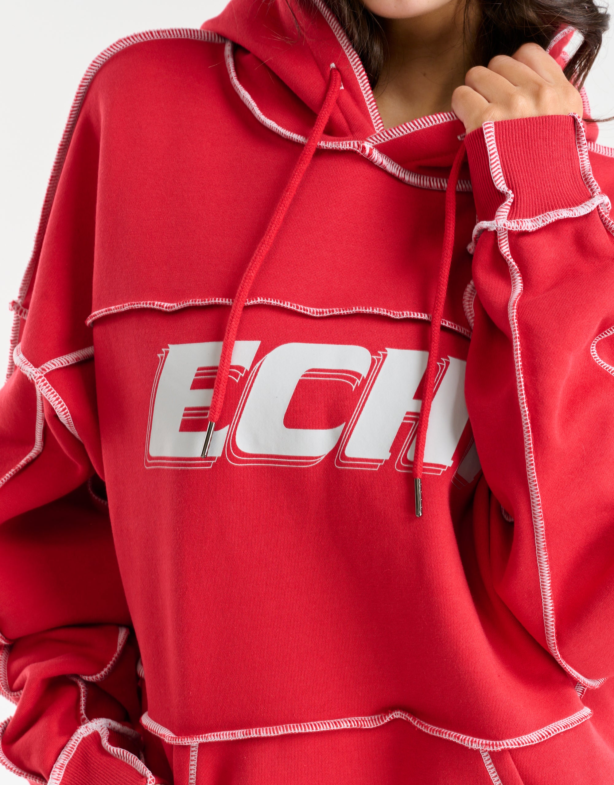 Track Hoodie - Red